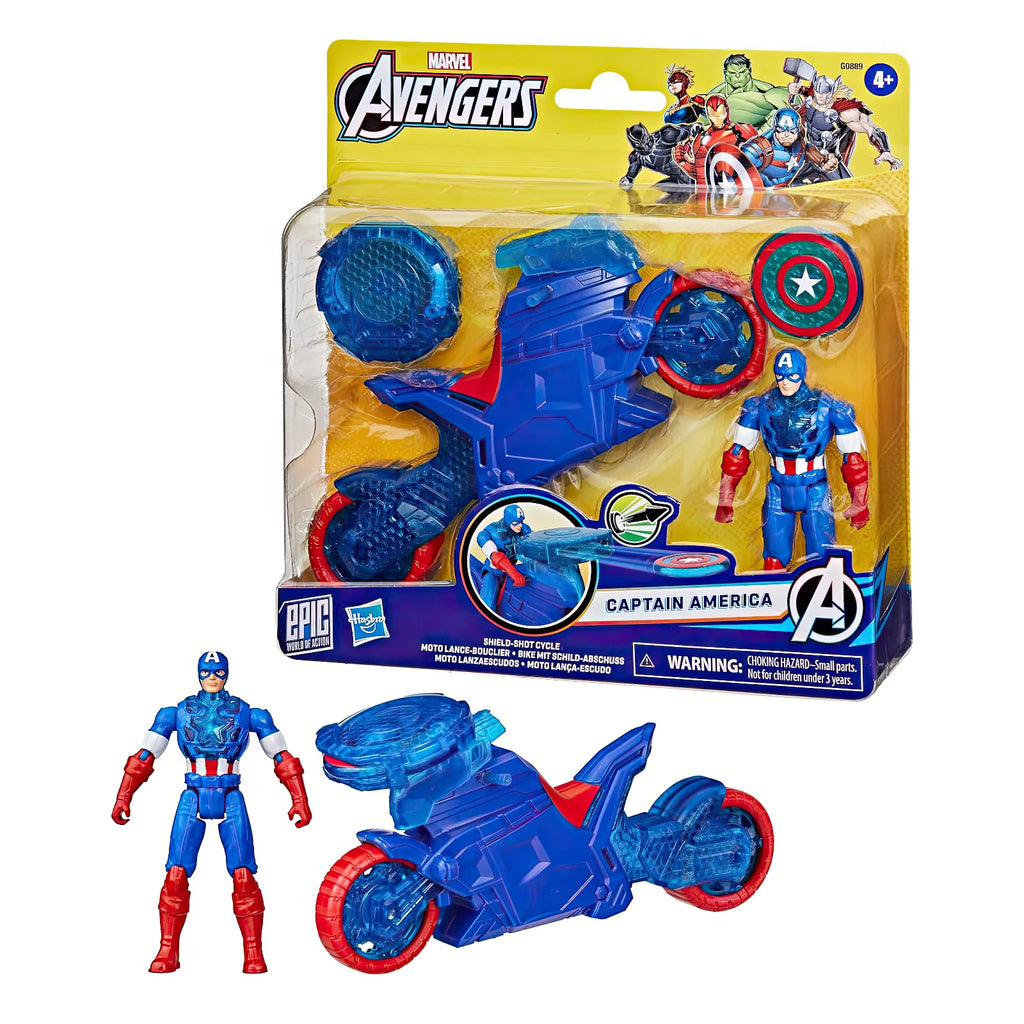 Marvel Avengers Captain America with Shield-shot Cycle