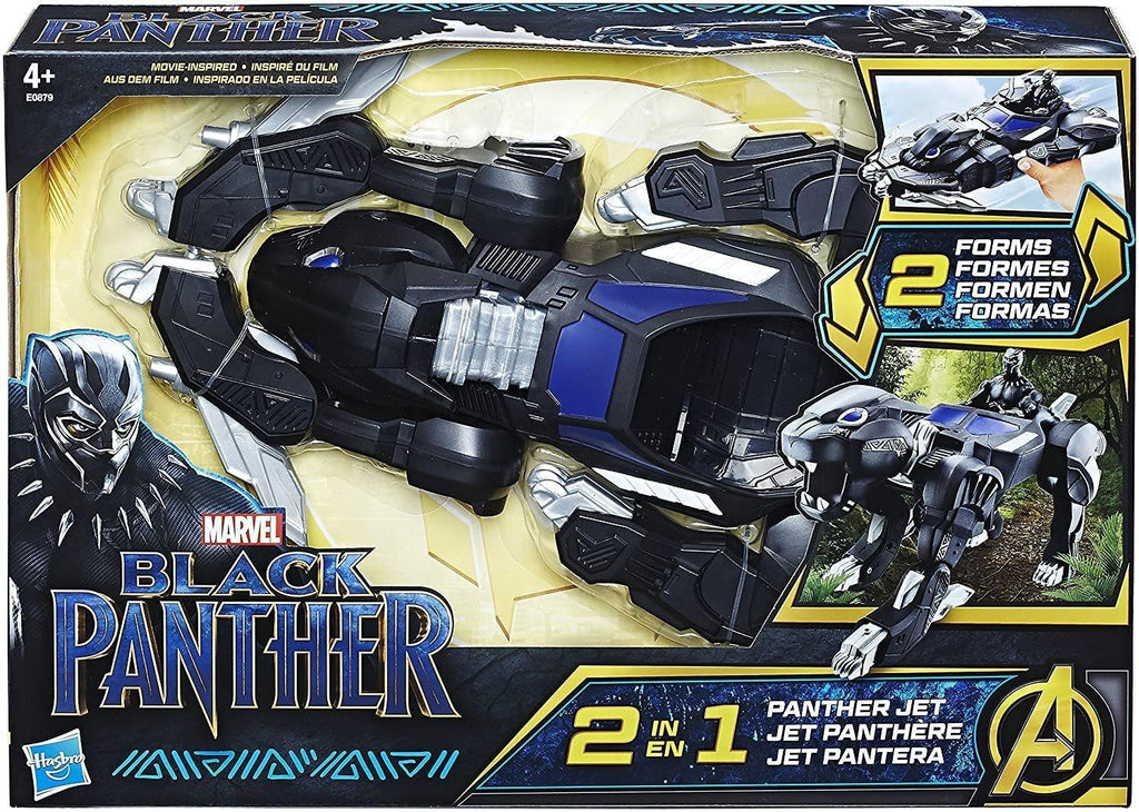 Marvel Black Panther 2-in-1 Panther Jet Vehicle - TOYBOX Toy Shop