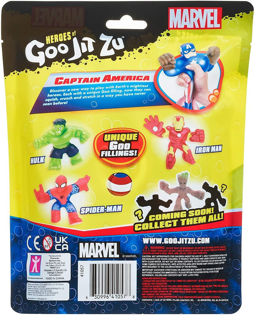 Marvel Heroes of Goo Jit Zu 41057 Captain America - TOYBOX Toy Shop