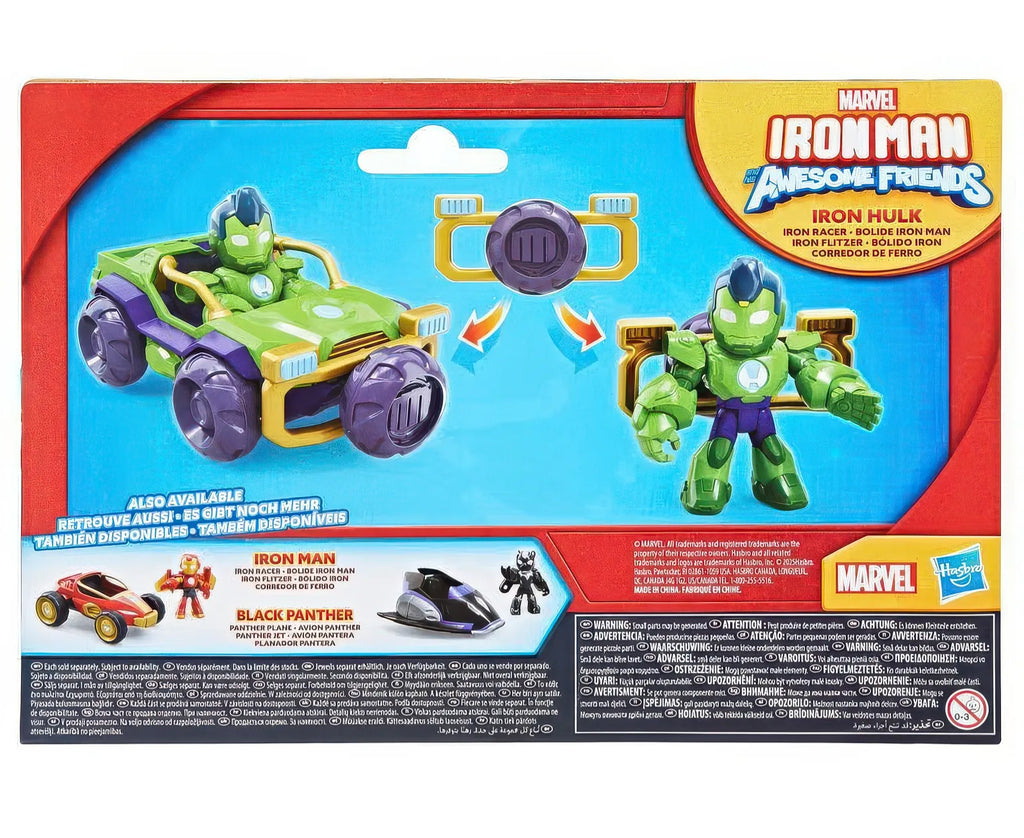 Marvel Iron Man and His Awesome Friends Vehicle and Figure Iron Hulk