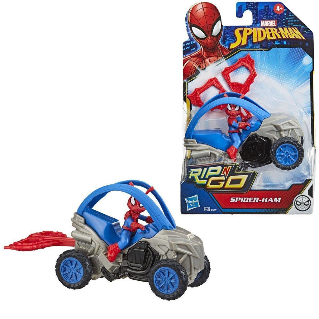 Marvel Spider-Ham Rip N Go Action Car - TOYBOX Toy Shop