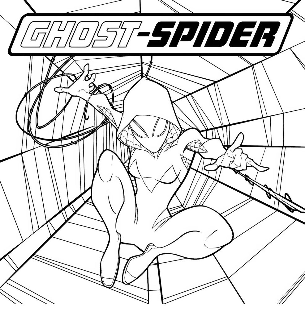 Marvel Spider-Man Colourmania Colouring Book