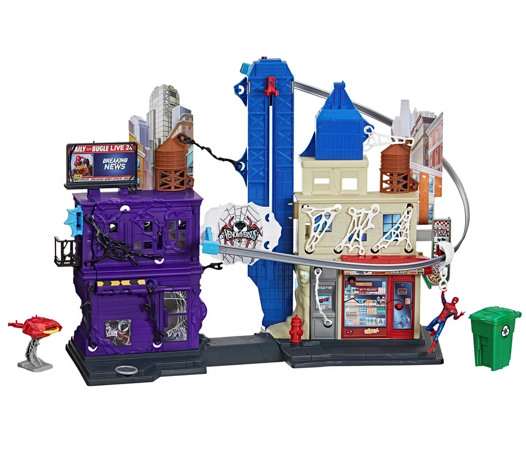 Marvel Spider-Man Venomversus Web Slinging City Playset