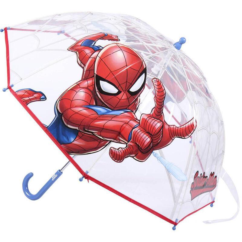 Marvel Spiderman Bubble Manual Umbrella 45cm - TOYBOX Toy Shop