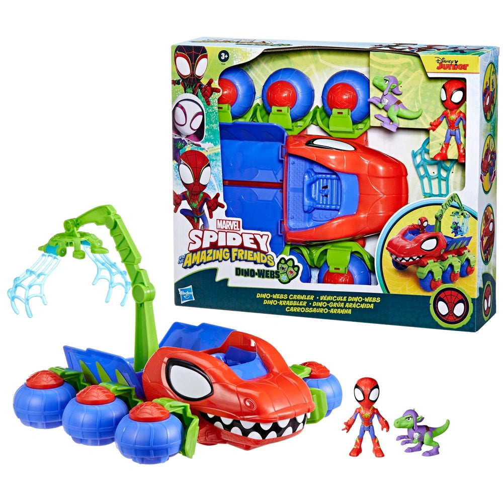 Marvel Spidey and His Amazing Friends Dino-Webs Crawler - TOYBOX Toy Shop