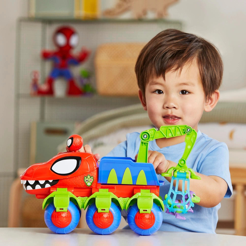 Marvel Spidey and His Amazing Friends Dino-Webs Crawler - TOYBOX Toy Shop