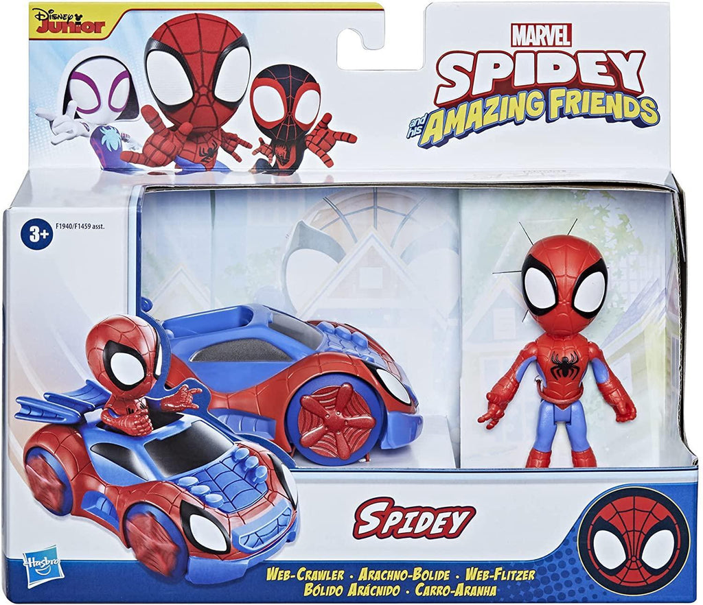 Marvel Spidey and His Amazing Friends Spidey Web-Crawler Vehicle - TOYBOX Toy Shop
