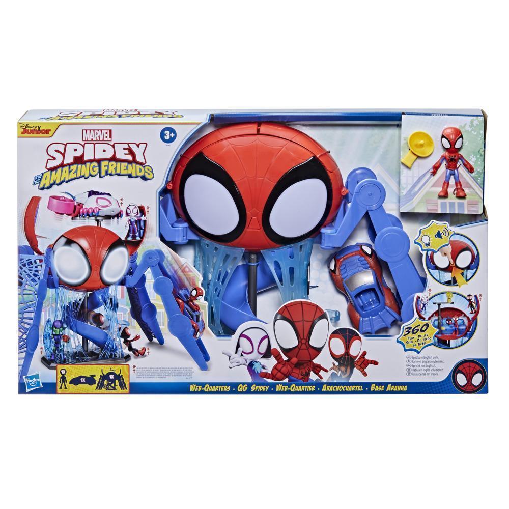 Marvel Spidey and His Amazing Friends Web-Quarters Playset - TOYBOX