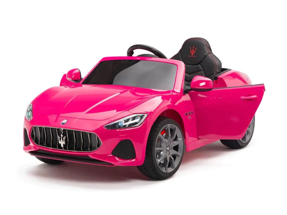 Maserati GranCabrio 12V Battery Ride-on Car with Remote Control - Pink - TOYBOX