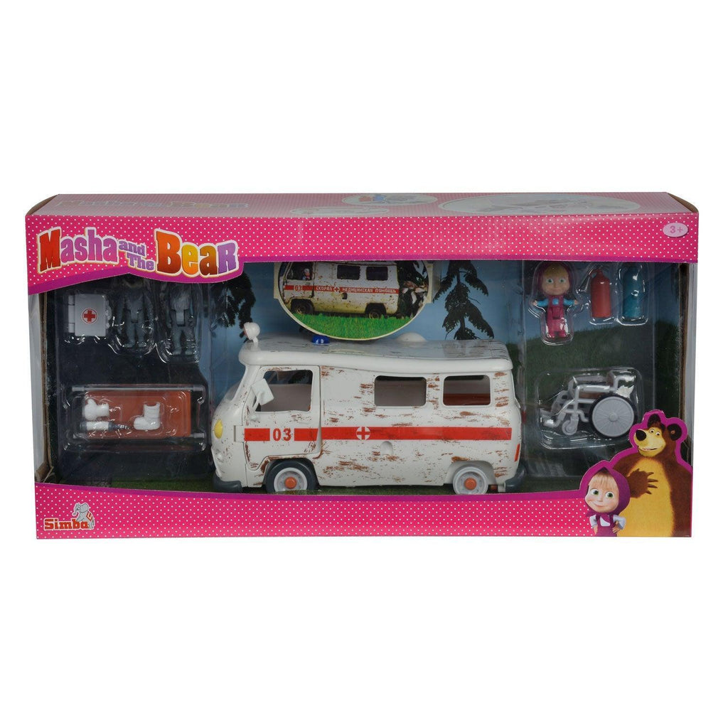 Masha and the Bear Ambulance Playset - TOYBOX Toy Shop