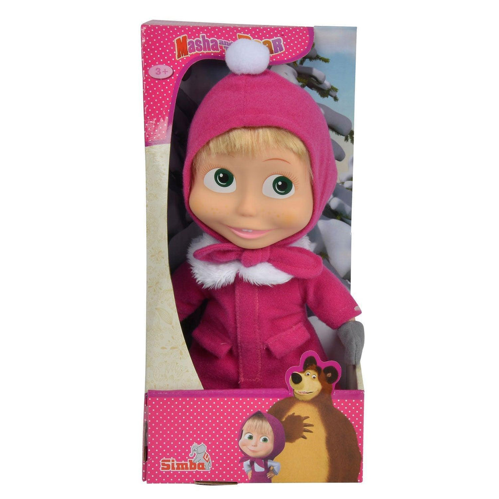 Masha and the Bear Soft Pop Winter Doll 23cm - TOYBOX Toy Shop