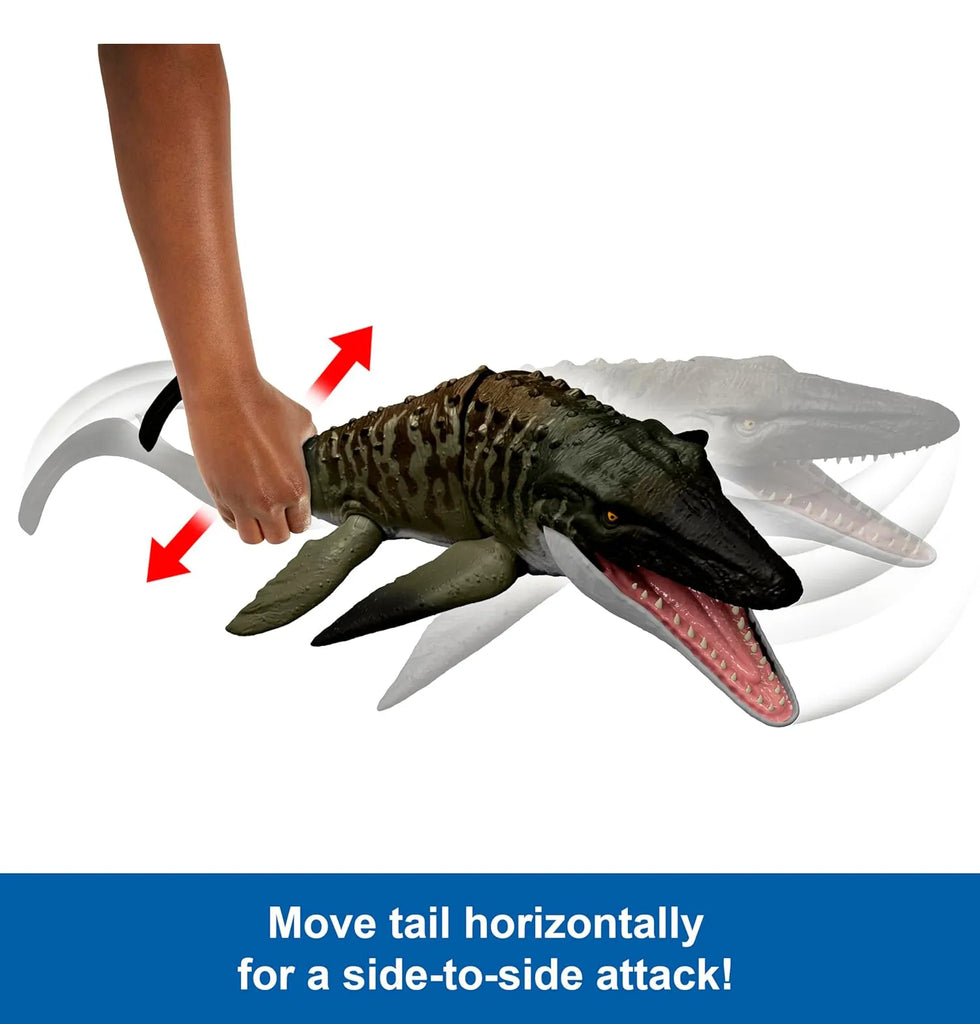 Jurassic World Rebirth Bite 'n Blast Mosasaurus Dinosaur