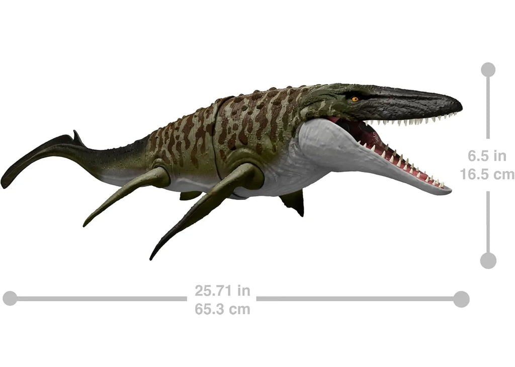 Jurassic World Rebirth Bite 'n Blast Mosasaurus Dinosaur