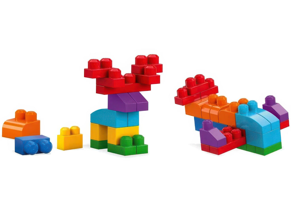 Mega Bloks Building Bag 60 Pieces - Blue