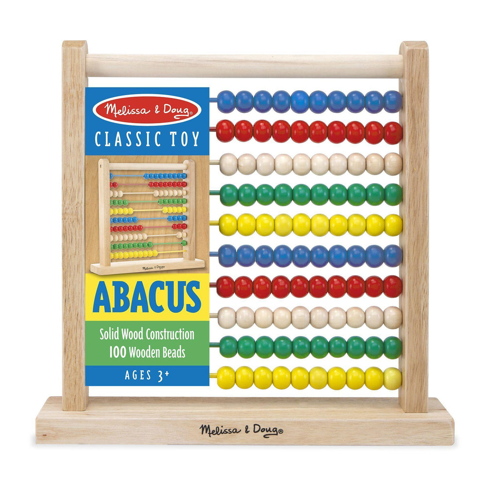 Melissa & Doug 10493 Abacus Classic Wooden Toy - TOYBOX