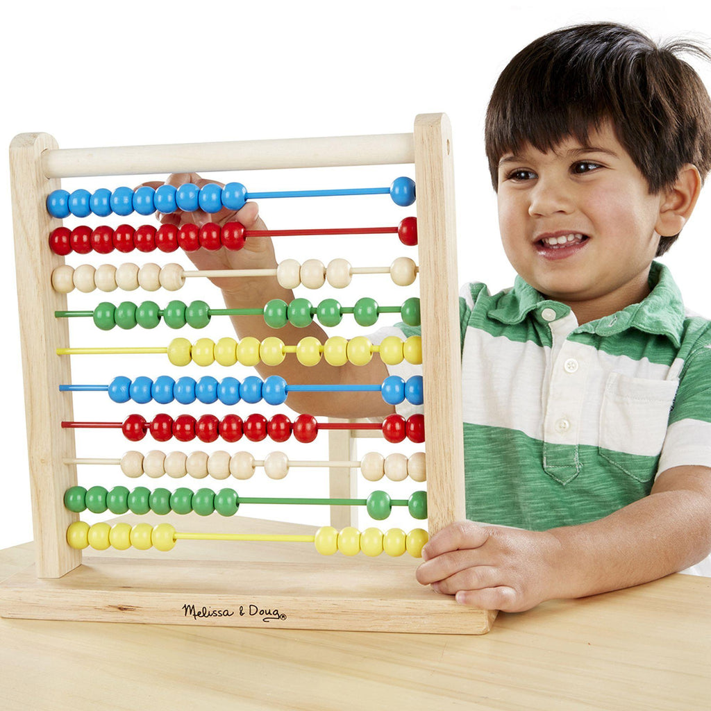 Melissa & Doug 10493 Abacus Classic Wooden Toy - TOYBOX Toy Shop