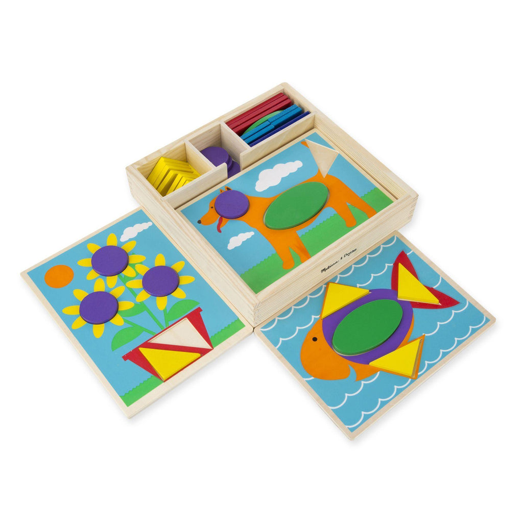 Melissa & Doug 10528 Beginner Pattern Blocks - TOYBOX Toy Shop
