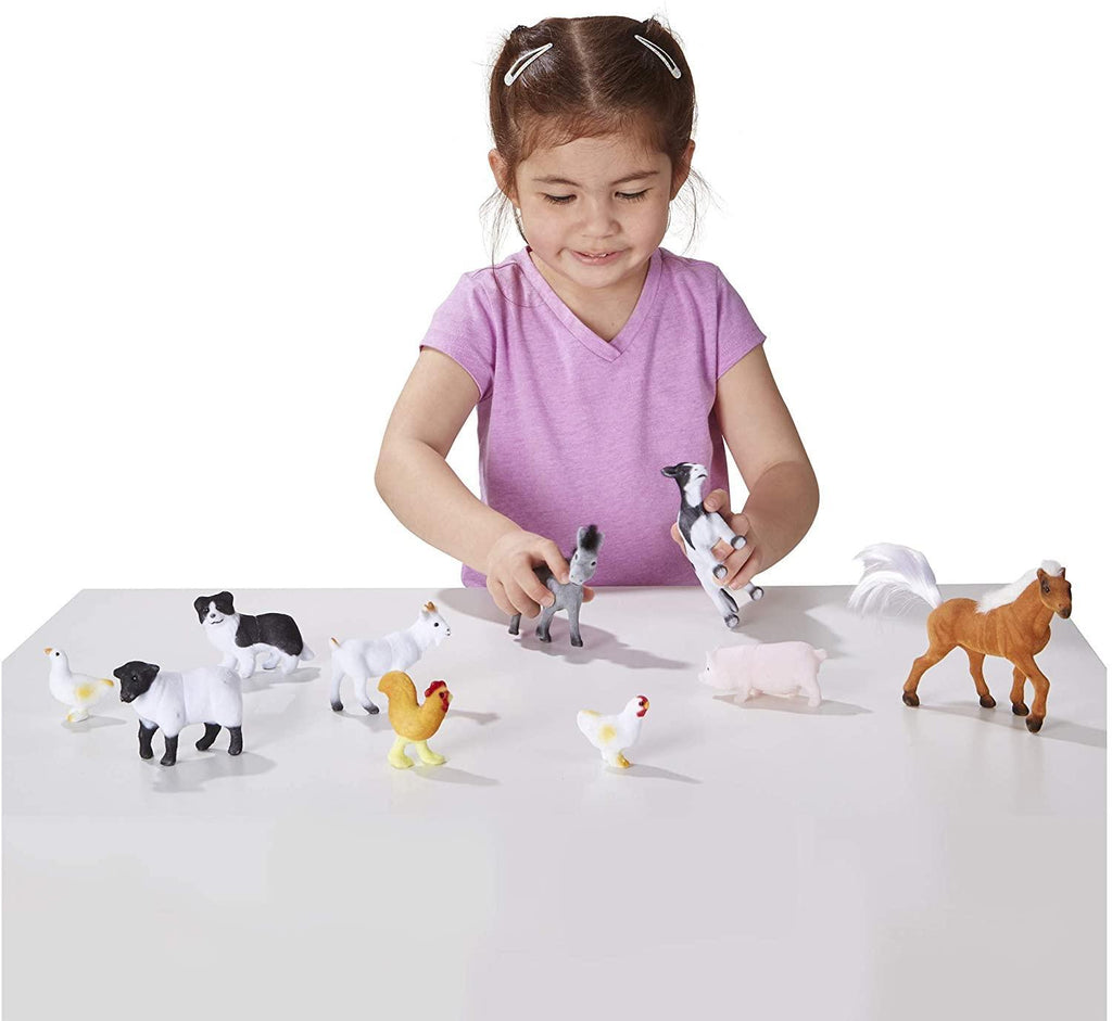 Melissa & Doug 10594 Farm Friends - 10 Collectible Farm Animals - TOYBOX Toy Shop