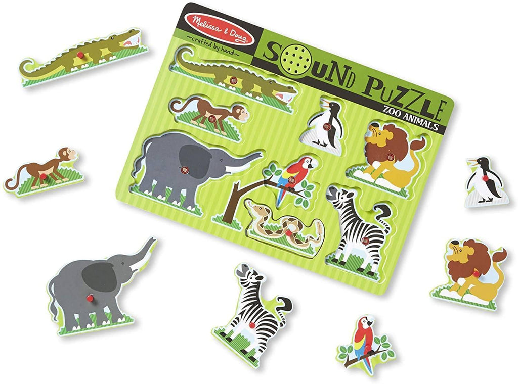 Melissa & Doug 10727 Zoo Animals Sound Puzzle - TOYBOX Toy Shop