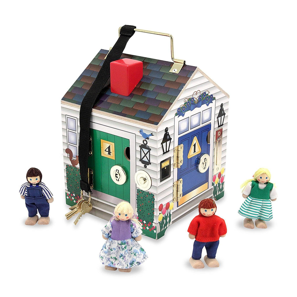 Melissa & Doug 12505 Wooden Doorbell House - TOYBOX Toy Shop