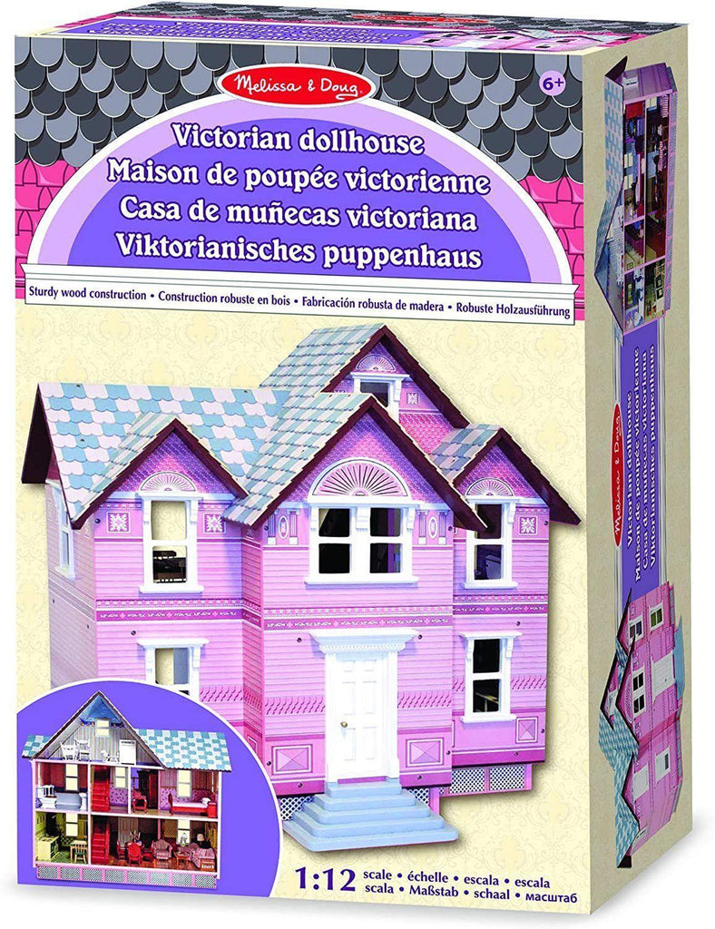 Melissa & Doug 12580 Classic Heirloom Victorian Wooden Dolls House - TOYBOX