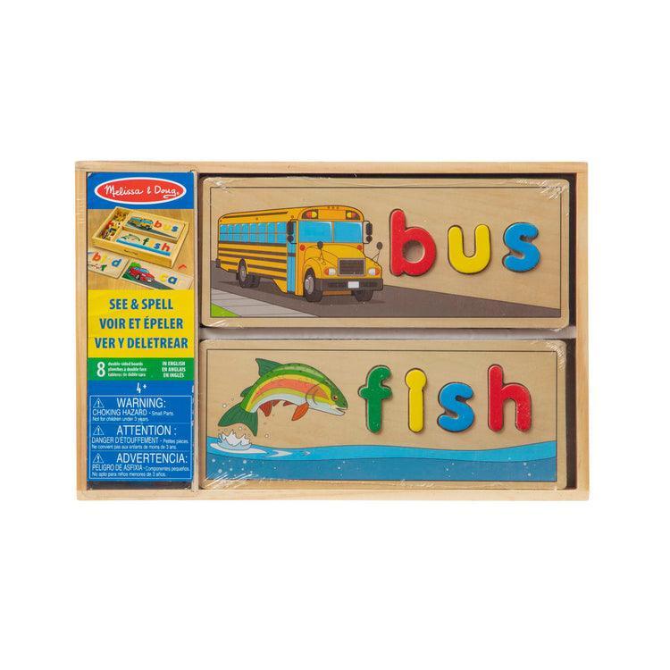 Melissa & Doug 12940 See & Spell Learning Toy - TOYBOX Toy Shop