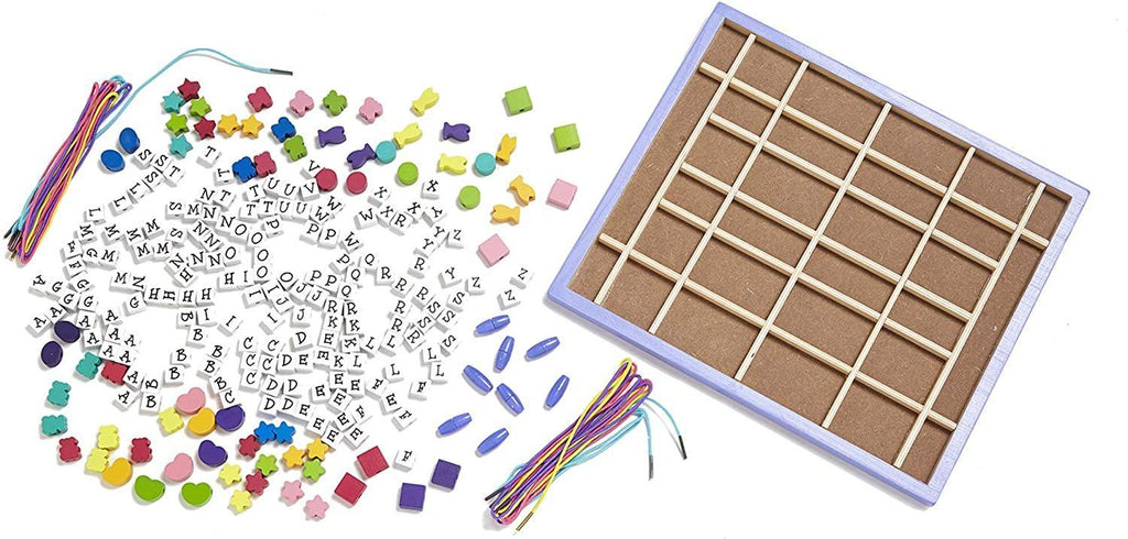 Melissa & Doug 13774 Created by Me! Alphabet Beads Wooden Bead Kit - TOYBOX Toy Shop