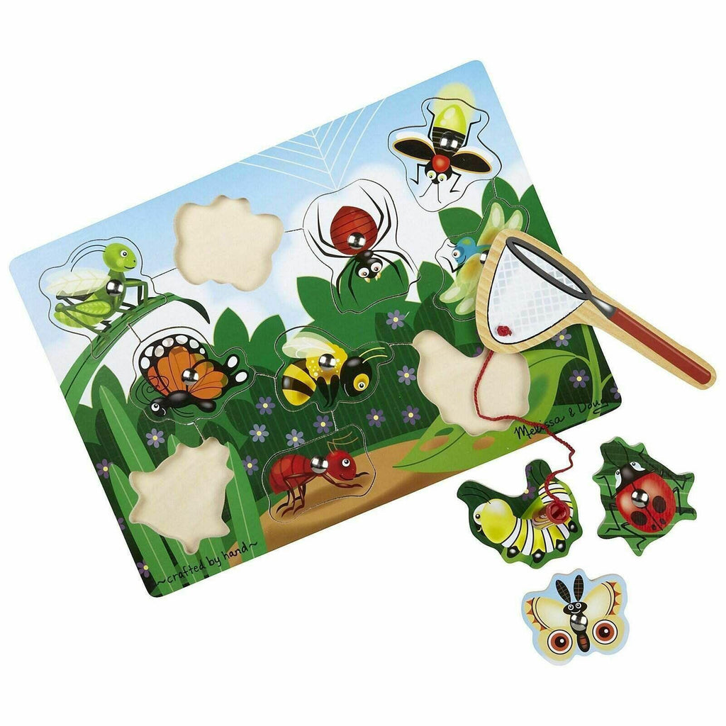 Melissa & Doug 13779 Bug-Catching Magnetic Puzzle Game - TOYBOX Toy Shop