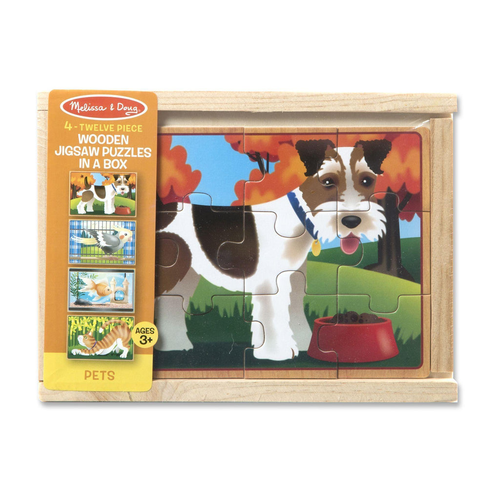 Melissa & Doug 13790 Pets Jigsaw Puzzles in a Box - TOYBOX Toy Shop