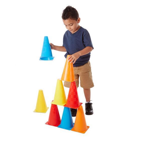 Melissa & Doug 14004 Activity Cones - Set of 8 - TOYBOX Toy Shop
