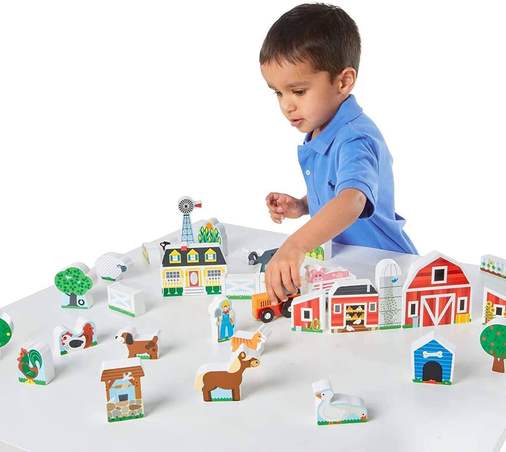Melissa & Doug 14800 Wooden Farm & Tractor Play - TOYBOX Toy Shop