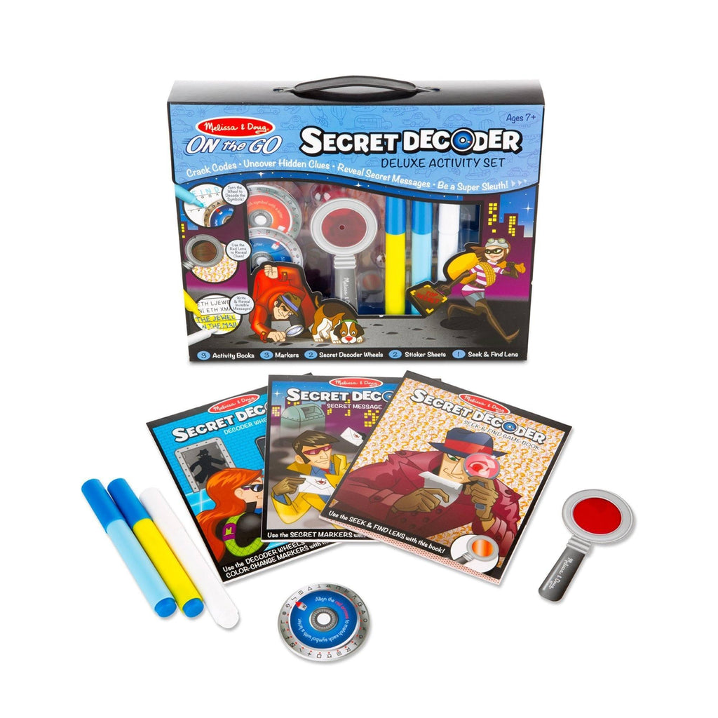 Melissa & Doug 15238 Secret Decoder Deluxe Activity Set - On the Go - TOYBOX Toy Shop