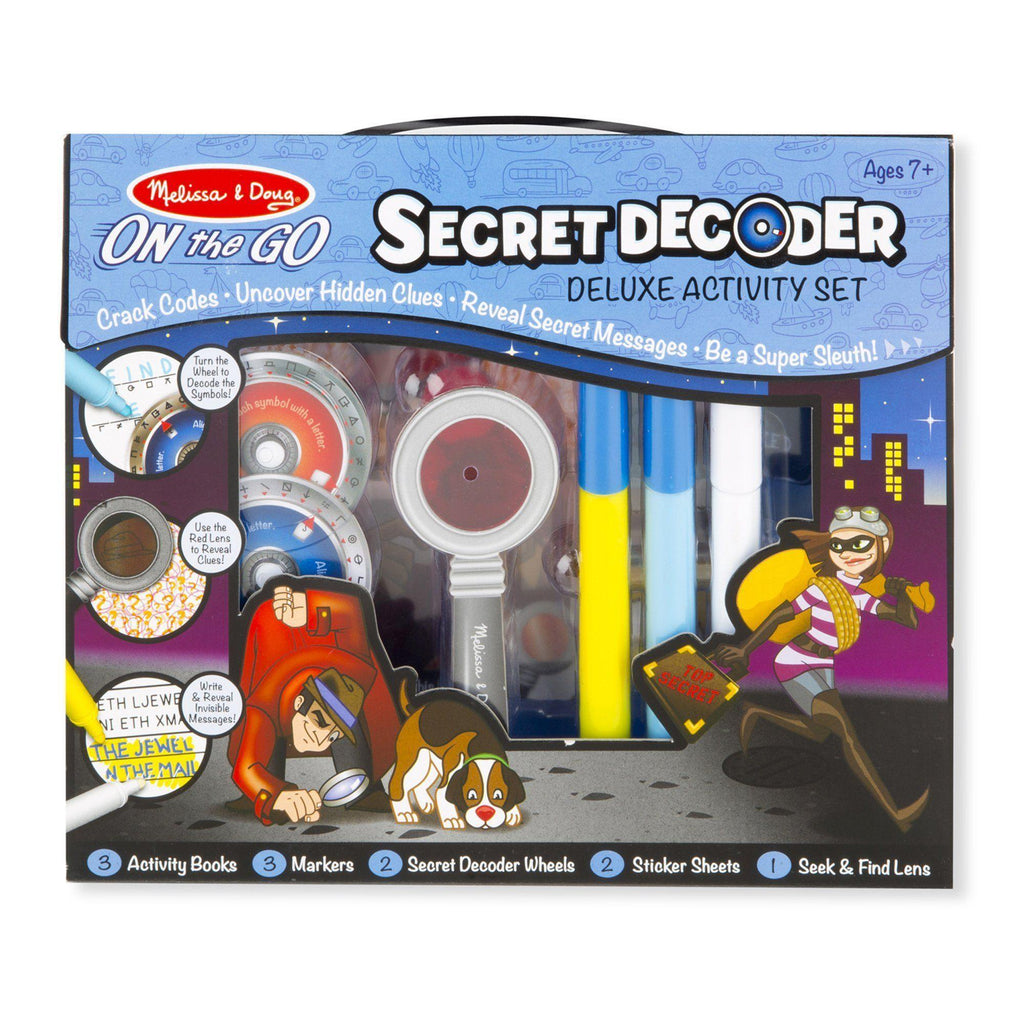 Melissa & Doug 15238 Secret Decoder Deluxe Activity Set - On the Go - TOYBOX Toy Shop