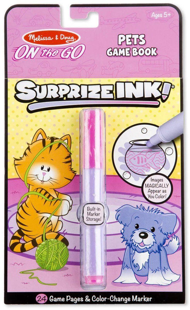 Melissa & Doug 15287 Surprise Ink, On The Go - Pets Game Book - TOYBOX Toy Shop
