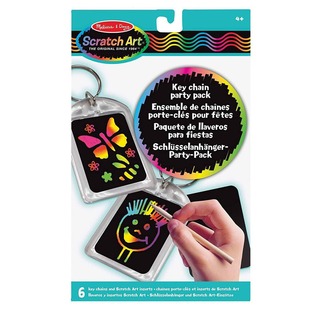 Melissa & Doug 15921 Scratch Art Key Chain Party Pack - TOYBOX Toy Shop