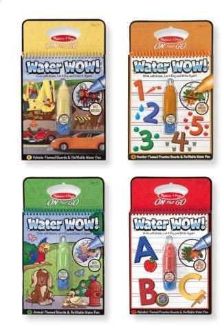 Melissa & Doug 17989 Assortment Water Wow! On the Go Travel Activity Book - TOYBOX Toy Shop