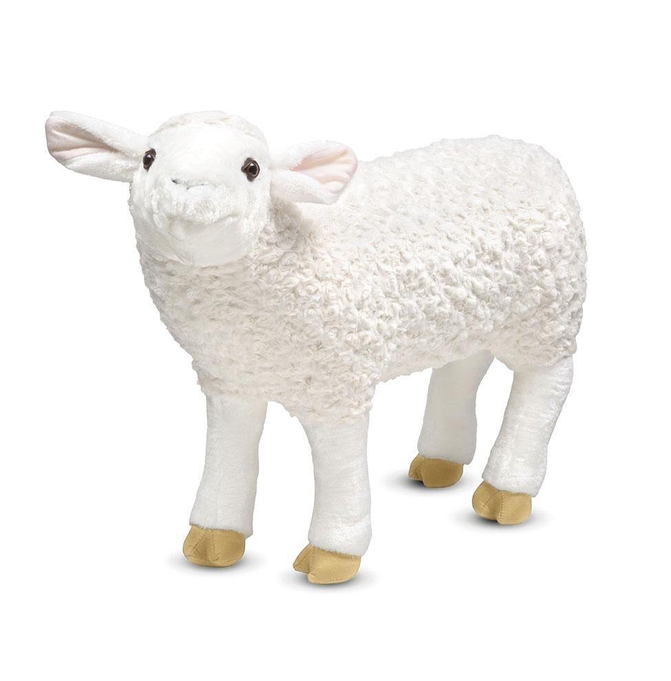 Melissa & Doug 18265 Lifelike Plush Sheep - TOYBOX Toy Shop