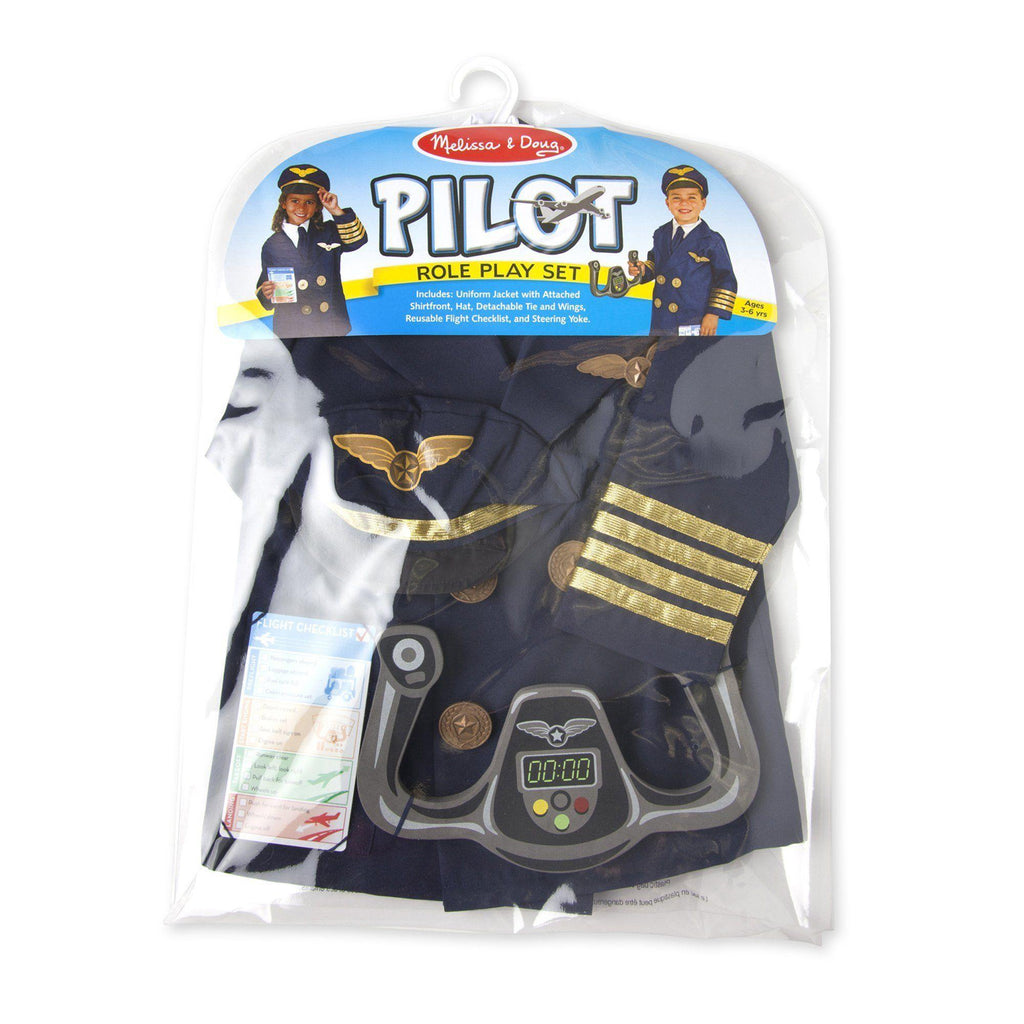 Melissa & Doug 18500 Pilot Role Play Costume Set - TOYBOX Toy Shop