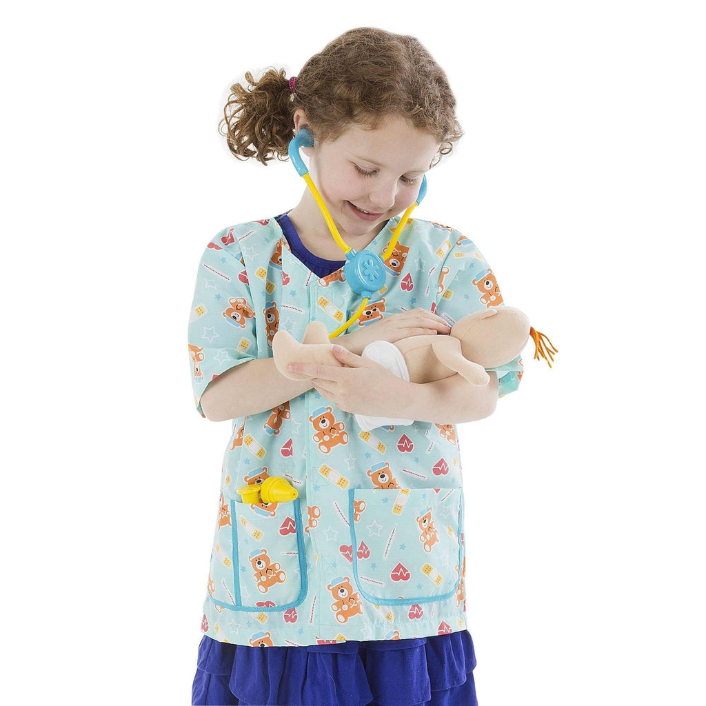 Melissa & Doug 18519 Paediatric Nurse Role Play Costume Set - TOYBOX Toy Shop