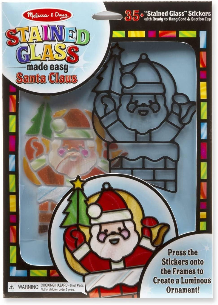 Melissa & Doug 18584 Stained Glass Made Easy - Santa Claus - TOYBOX Toy Shop