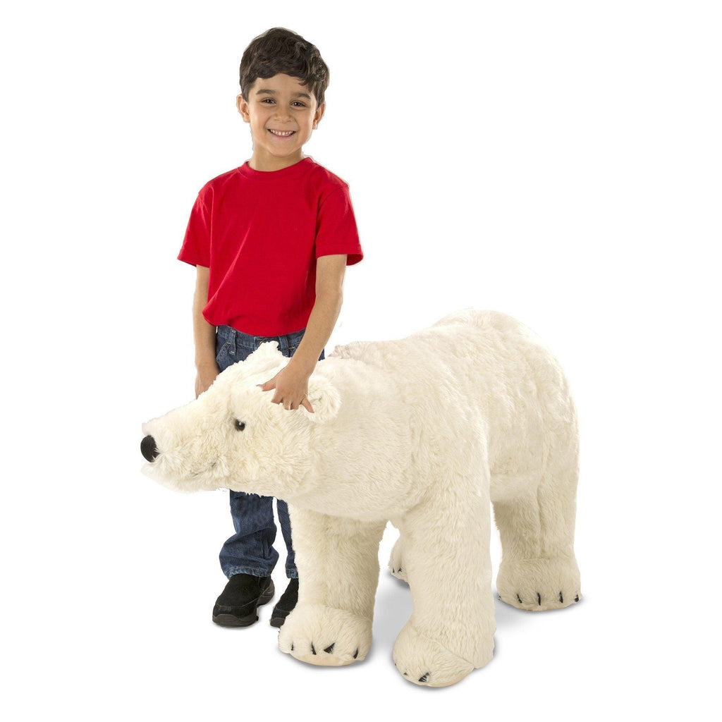 Melissa & Doug 18803 Giant Stuffed Animal Polar Bear - TOYBOX Toy Shop