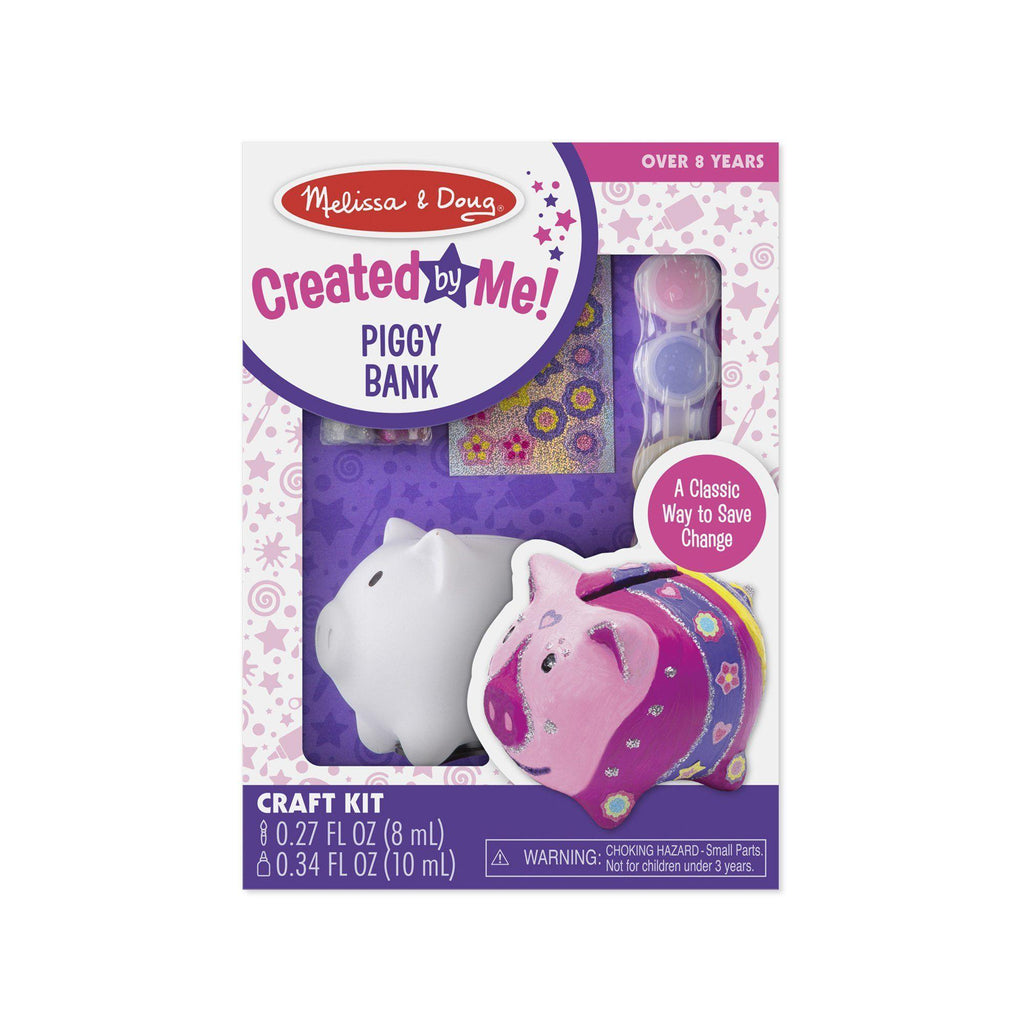 Melissa & Doug 18862 Created by Me! Piggy Bank Craft Kit - TOYBOX Toy Shop