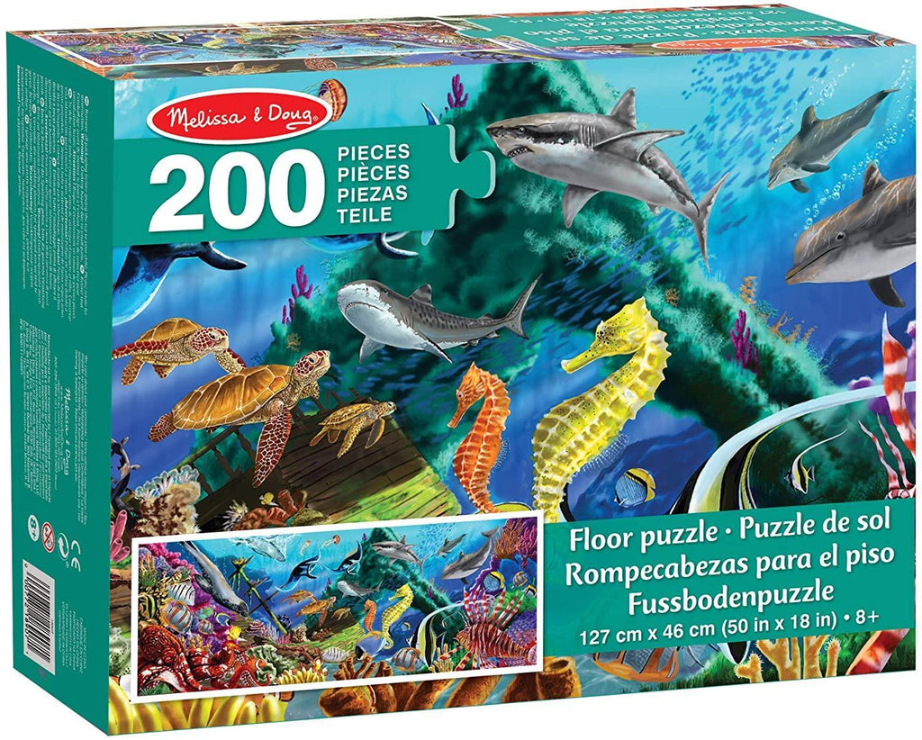 Melissa & Doug 18907 200 Piece Underwater Saw Puzzle - TOYBOX Toy Shop