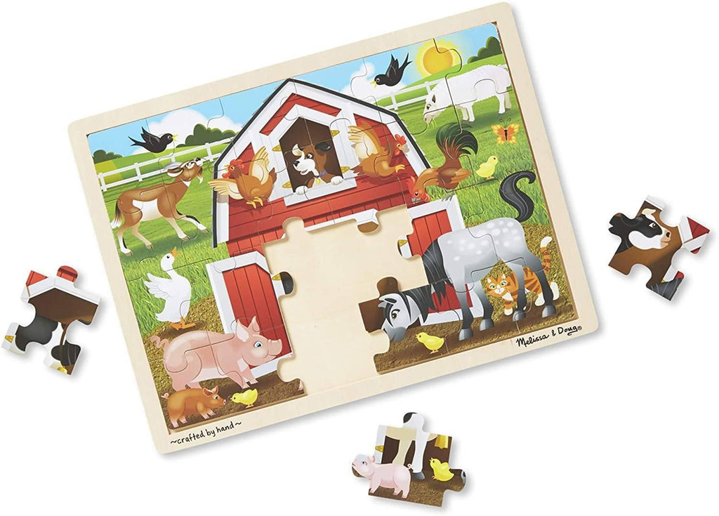Melissa & Doug 19061 Barnyard Jigsaw Puzzle 24pc - TOYBOX Toy Shop