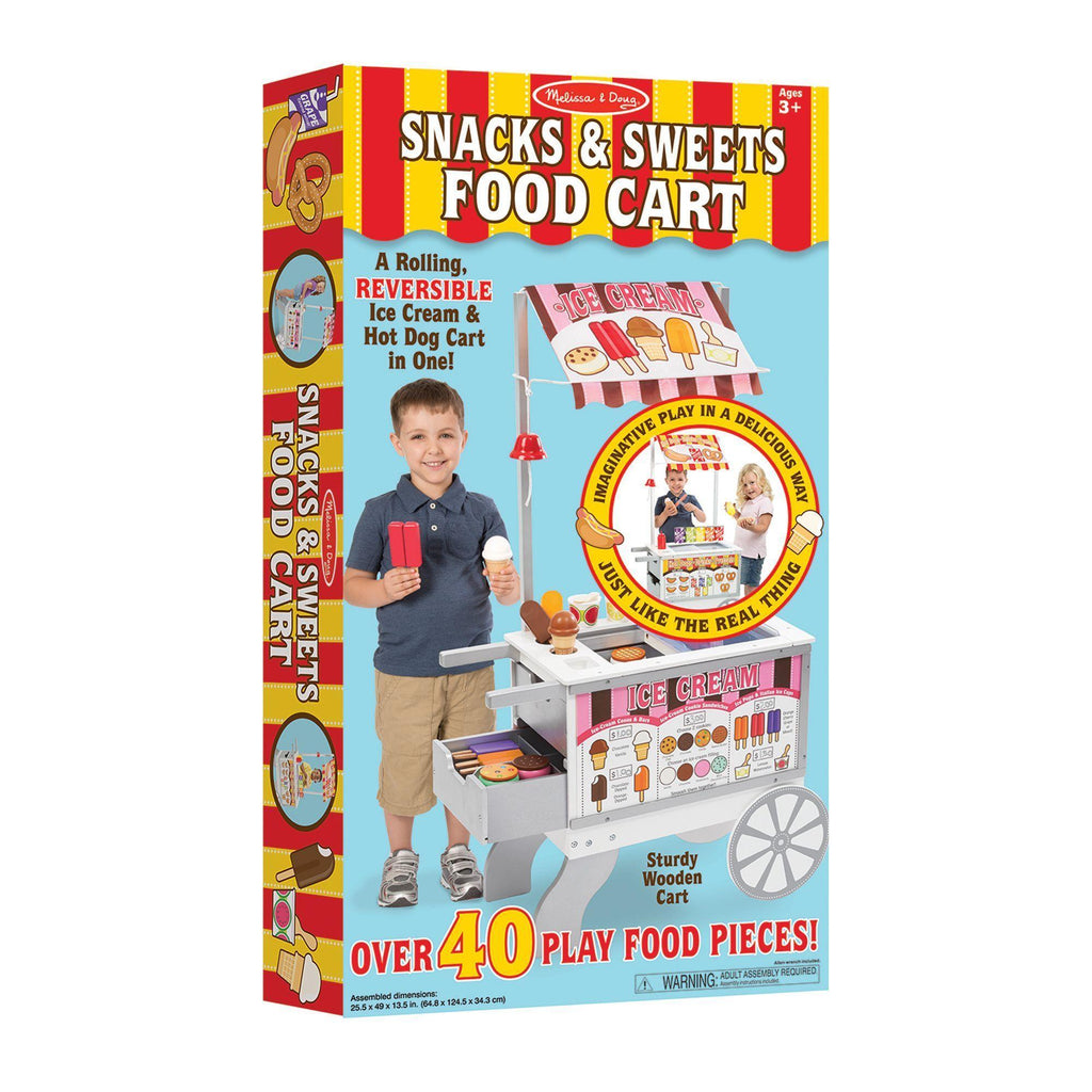 Melissa & Doug 19350 Snacks & Sweets Food Cart - TOYBOX Toy Shop