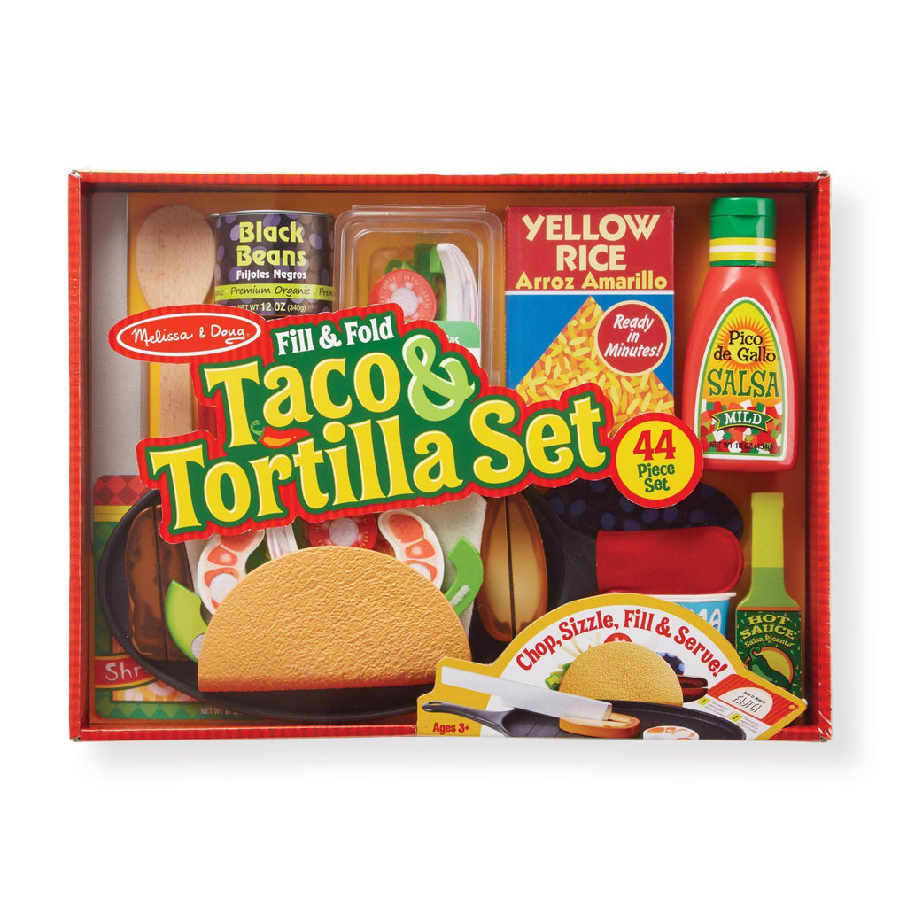 Melissa & Doug 19370 Fill & Fold Taco & Tortilla Set - TOYBOX Toy Shop