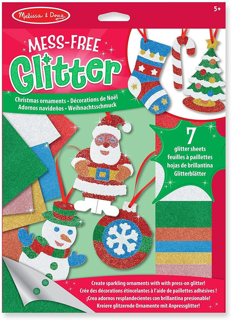 Melissa & Doug 19503 Mess-Free Glitter Christmas Ornaments - TOYBOX Toy Shop