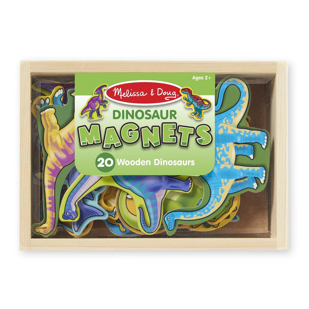 Melissa & Doug 20 Dinosaur Wooden Magnets - TOYBOX Toy Shop