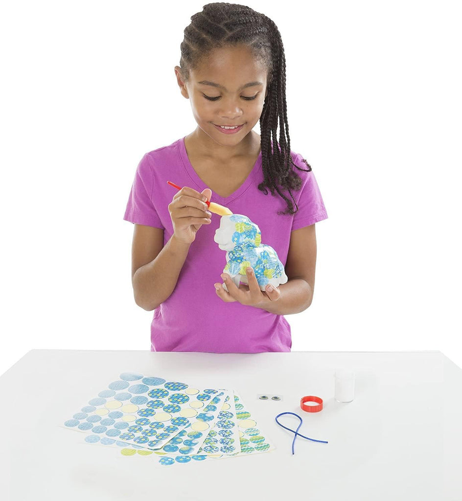 Melissa & Doug 40102 Decoupage Made Easy Puppy Paper Mache Craft Kit - TOYBOX Toy Shop
