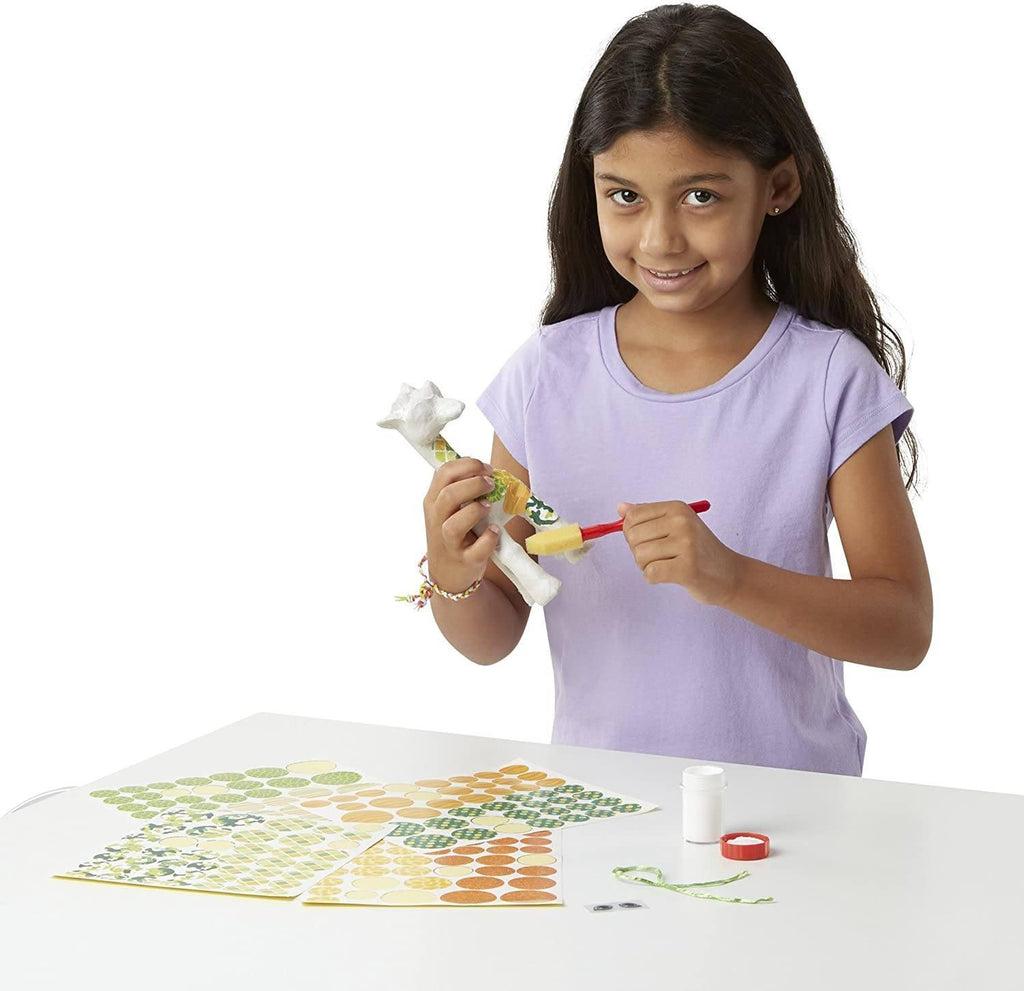 Melissa & Doug 40104 Decoupage Giraffe Paper Mache Craft Kit - TOYBOX Toy Shop